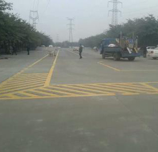 郫縣達昌駕校劃線